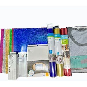 Cricut Lot Vinyl Holographic Foil Aluminum Marker Tape Starter Beginner Set Gift